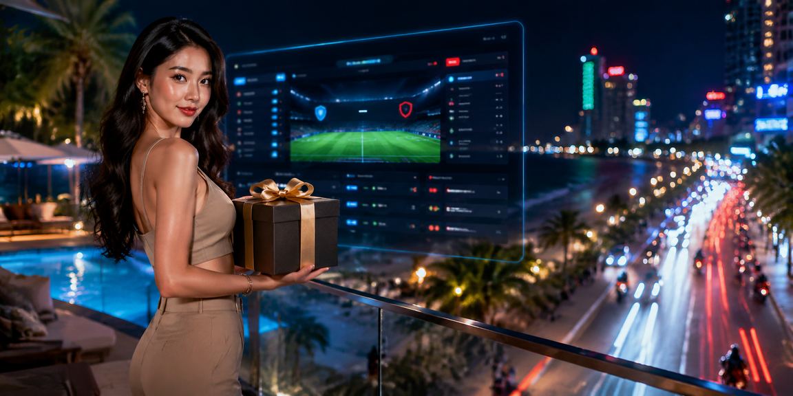 Ánh đèn neon sôi động tại Nha Trang – không khí cá cược thể thao và tỷ lệ kèo trực tuyến về đêm