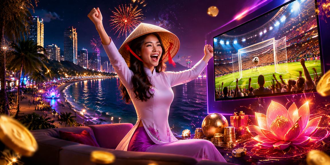 Người dùng tại Nha Trang trải nghiệm cá cược esports qua điện thoại với nón lá truyền thống