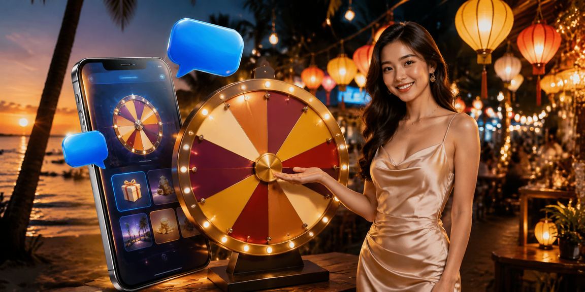 Không khí cá cược casino trực tuyến sôi động tại Việt Nam với ánh đèn lung linh và thiết bị hiện đại